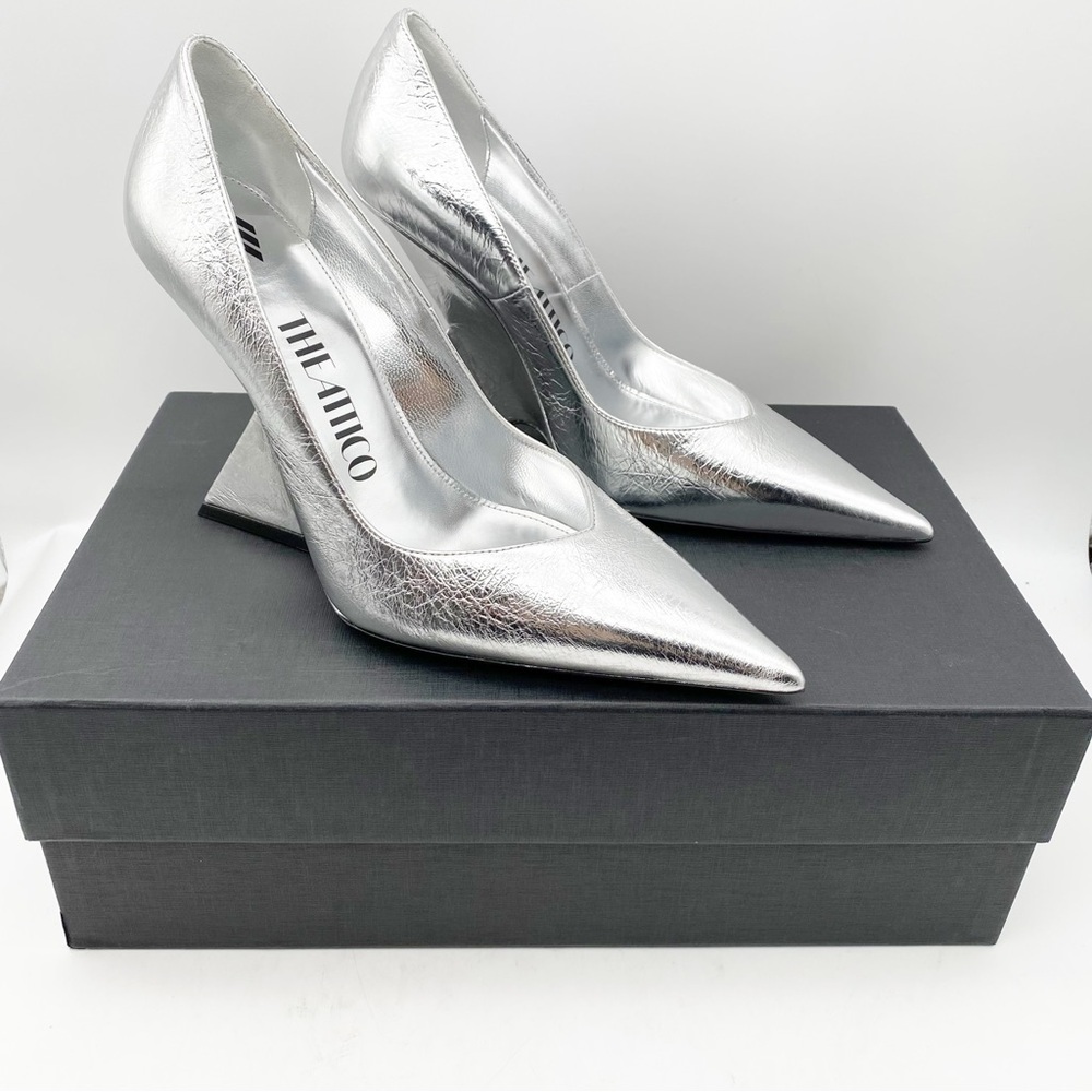 The Attico ''Cheope'' Silver Pump Size 37 - Picture 7 of 12